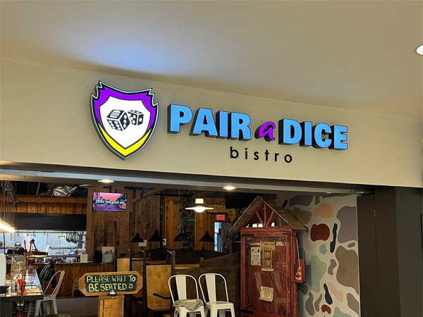 Custom LED illuminated sign by Digby Signs