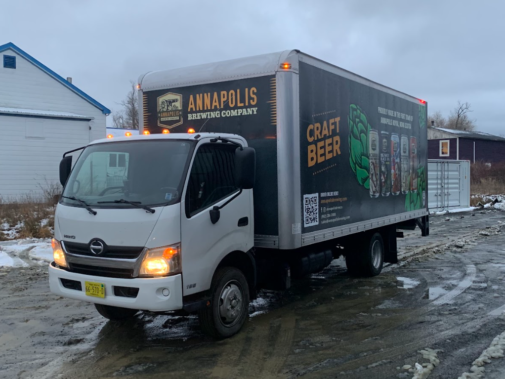 Annapolis Brewing Company truck wrap side