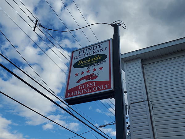 Large format printed banner by Digby Signs