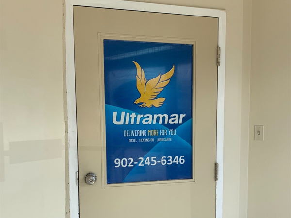 Custom window graphics installation by Digby Signs