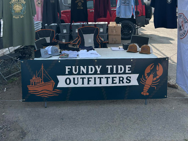 Trade show retractable banner stand by Digby Signs